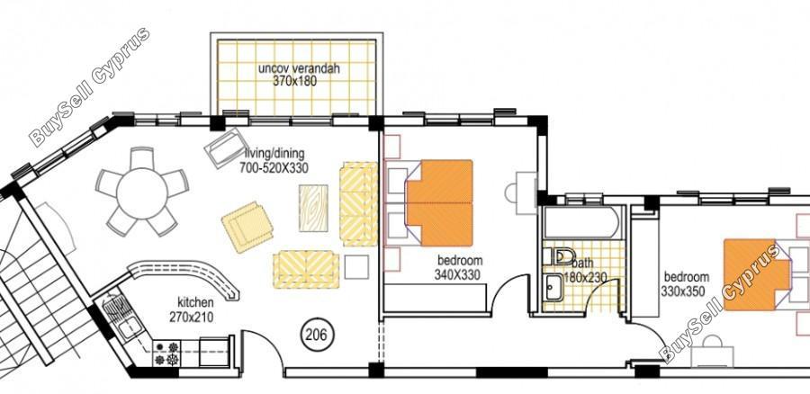 2 bedroom penthouse for sale kato paphos universal paphos 7737379 image 14028252