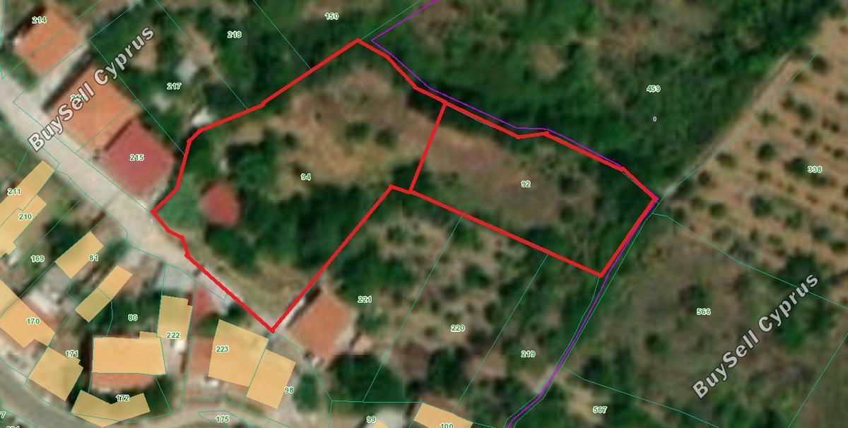 2007 SQM Land for sale in Tsakistra, Nicosia 4625987