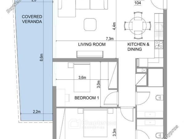 2 bedroom penthouse for sale platy aglantzias nicosia 8765620 image 16564474