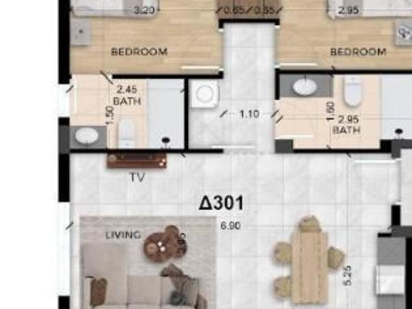 2 bedroom penthouse for sale ekali limassol 8156580 image 13483282