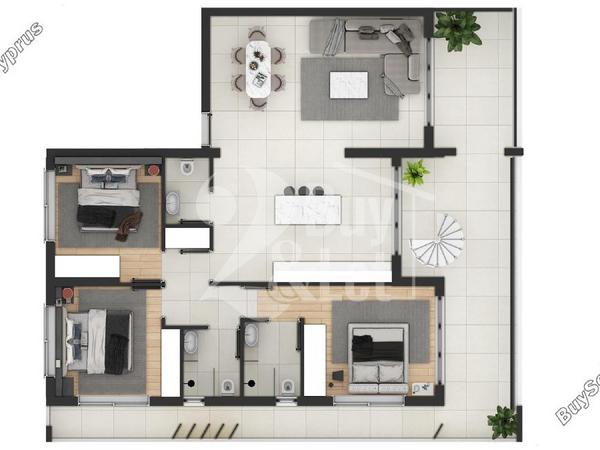 3 bedroom penthouse for sale agios georgios limassol limassol 1740001 image 7376339