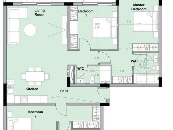 3 bedroom apartment for sale geroskipou paphos 8337111 image 14339300