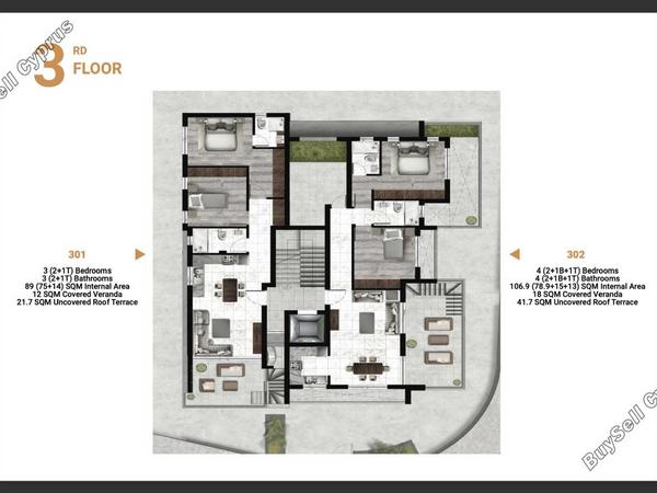 4 bedroom penthouse for sale zakaki limassol 1445311 image 14720320