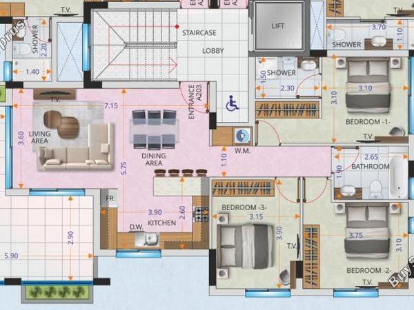 3 bedroom apartment for sale aradippou larnaca 1516511 image 12598386