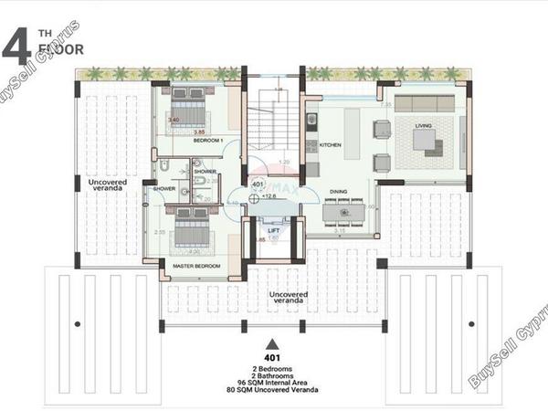 2 bedroom penthouse for sale kato paphos universal paphos 7508721 image 17113809