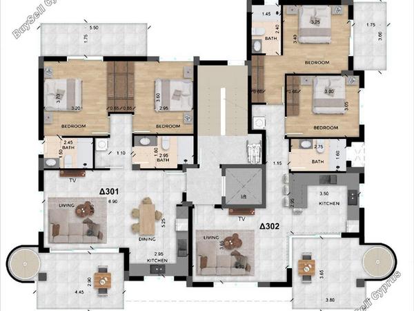 2 bedroom penthouse for sale ekali limassol 7961831 image 11418931