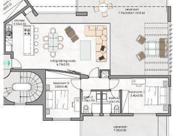 2 bedroom penthouse for sale konia paphos 8287141 image 14037936