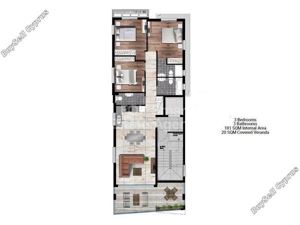 3 bedroom entire floor apartment for sale faneromeni larnaca 1180542 image 15683397