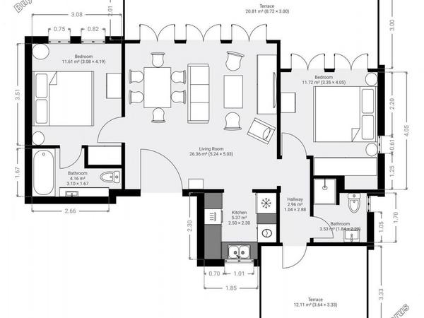 2 bedroom apartment for rent aphrodite hills paphos 8966962 image 17968923