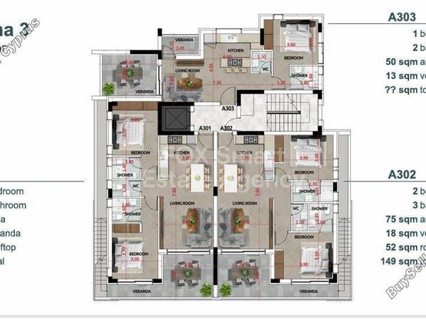 2 bedroom penthouse for sale chrysopolitissa larnaca 8302013 image 14086443