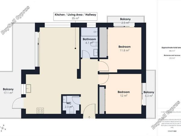 2 bedroom apartment for rent kato paphos universal paphos 8941863 image 17685268