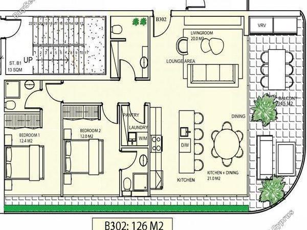 2 bedroom penthouse for sale makedonitissa nicosia 1467963 image 16164713