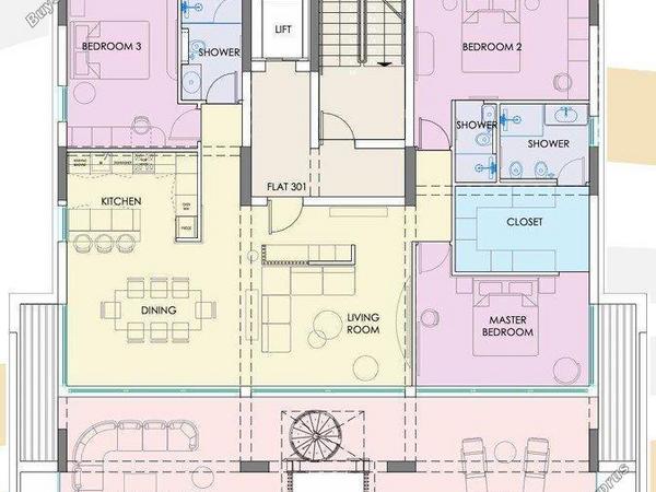 3 bedroom penthouse for sale linopetra limassol 8526493 image 15508990