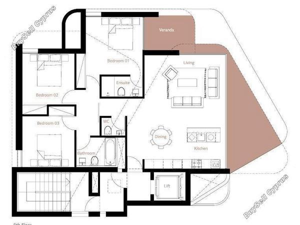 3 bedroom penthouse for sale chrysopolitissa larnaca 1416693 image 11749981