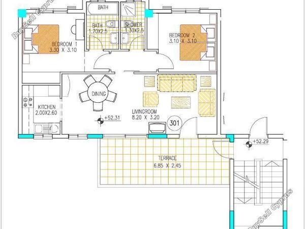 2 bedroom penthouse for sale tala paphos 8994793 image 18168954