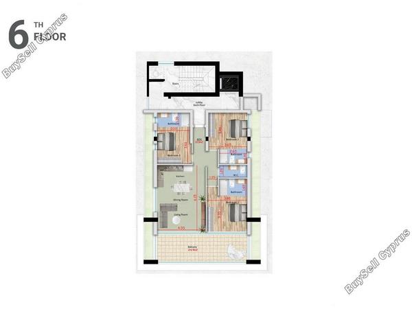 3 bedroom penthouse for sale mackenzie larnaca 1285793 image 2313433