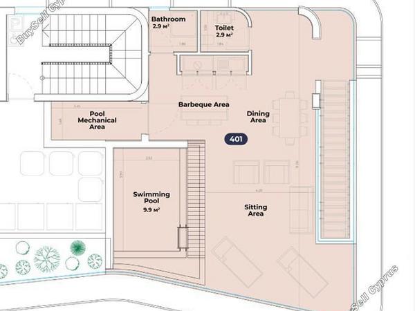 2 bedroom penthouse for sale mouttagiaka limassol 8093904 image 14110424
