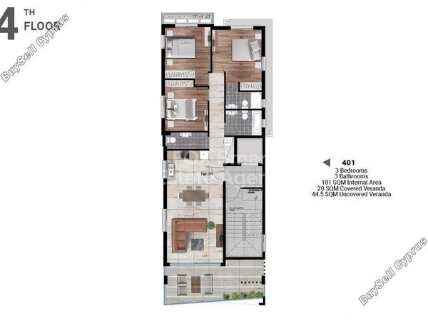 3 bedroom penthouse for sale faneromeni larnaca 1180544 image 13211670