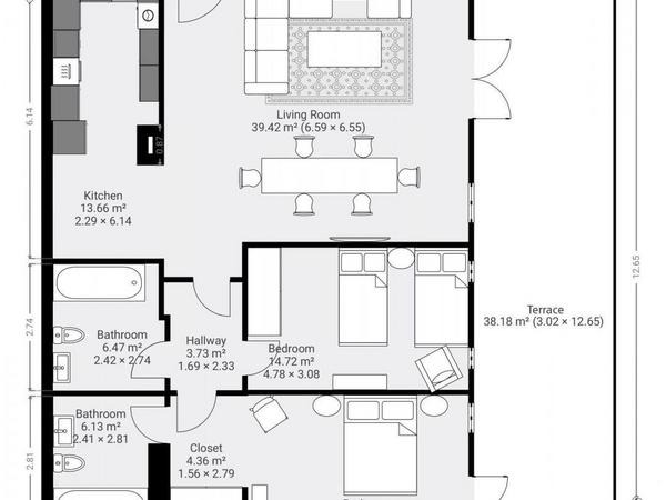 2 bedroom ground floor apartment for rent aphrodite hills paphos 8966964 image 17968954