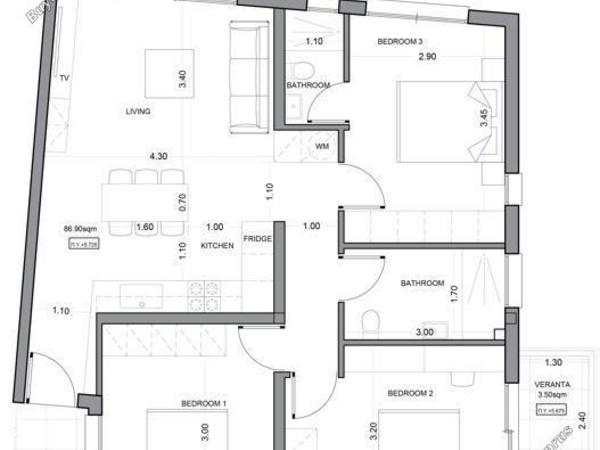 3 bedroom apartment for sale pyla larnaca 1274384 image 6179725