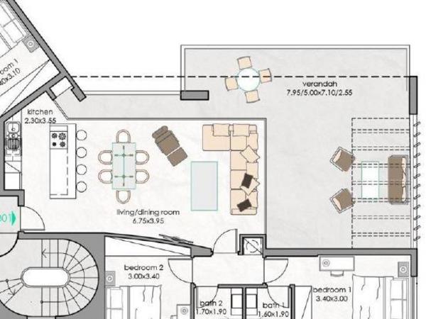 2 bedroom penthouse for sale konia paphos 7822684 image 12547984