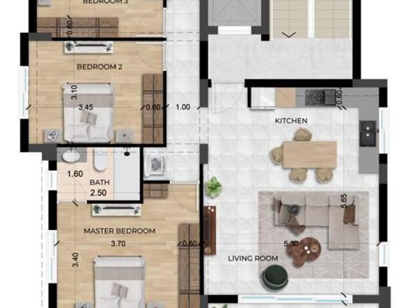 3 bedroom penthouse for sale agios athanasios limassol 7745884 image 15651578