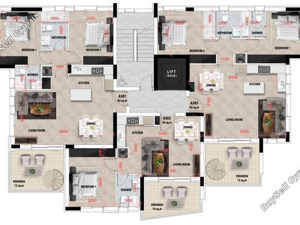 2 bedroom penthouse for sale kamares larnaca larnaca 1579335 image 16785097