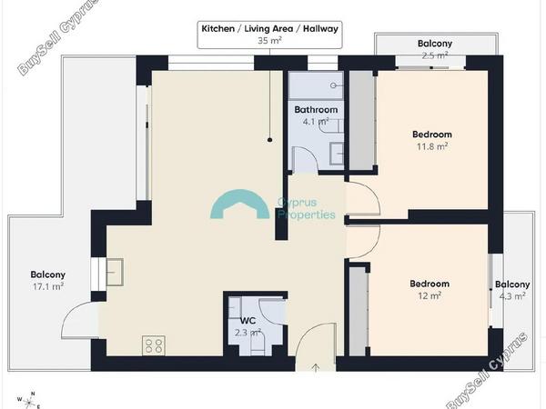 2 bedroom apartment for rent kato paphos universal paphos 8403855 image 14931507