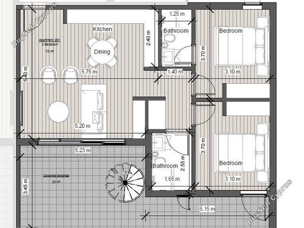 2 bedroom penthouse for sale kato paphos paphos 8101765 image 15612140