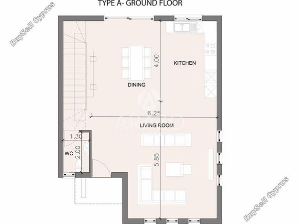 3 bedroom semi detached house for sale vrysoulles famagusta 1846475 image 6644533