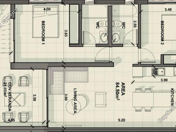 2 bedroom penthouse for sale geroskipou paphos 7745226 image 10409970