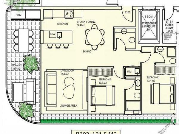 2 bedroom penthouse for sale makedonitissa nicosia 1467956 image 16164884