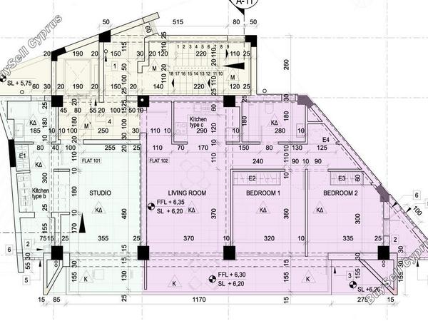 studio apartment building for rent larnaca municipality larnaca 8339166 image 14362119