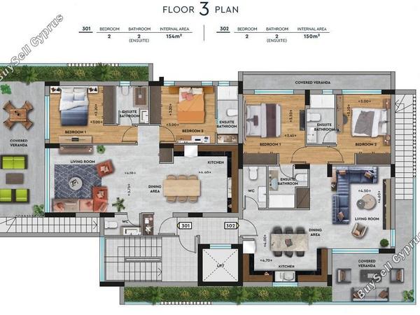 2 bedroom penthouse for sale potamos germasogeias limassol 8333586 image 14326030