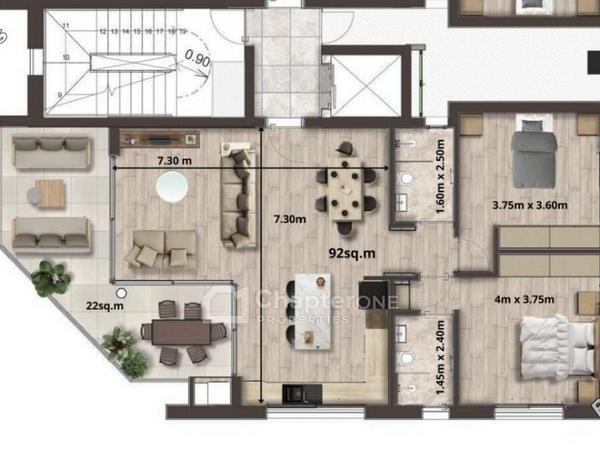 2 bedroom penthouse for sale acropolis nicosia 8348917 image 14686545