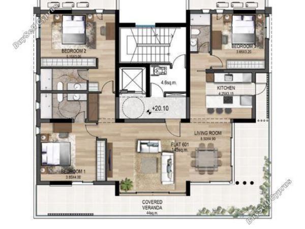 3 bedroom penthouse for sale agioi omologitai nicosia 8355917 image 15432442