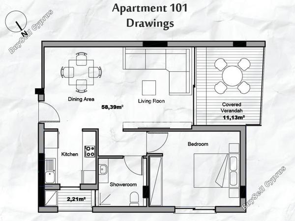 1 bedroom apartment for sale strovolos nicosia 1388367 image 10510676