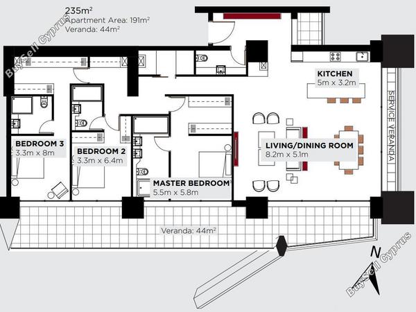 3 bedroom apartment for sale potamos germasogeias limassol 1421297 image 12646278