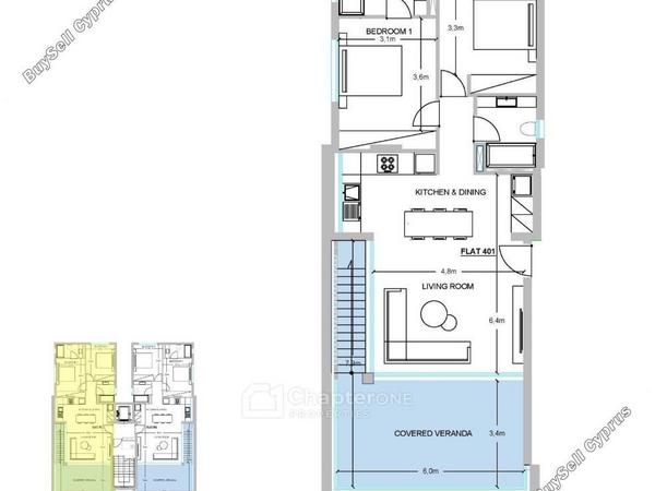 2 bedroom penthouse for sale dasoupoli nicosia 8345008 image 14733645