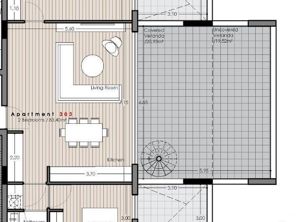 2 bedroom penthouse for sale agios athanasios limassol 8437208 image 15611677