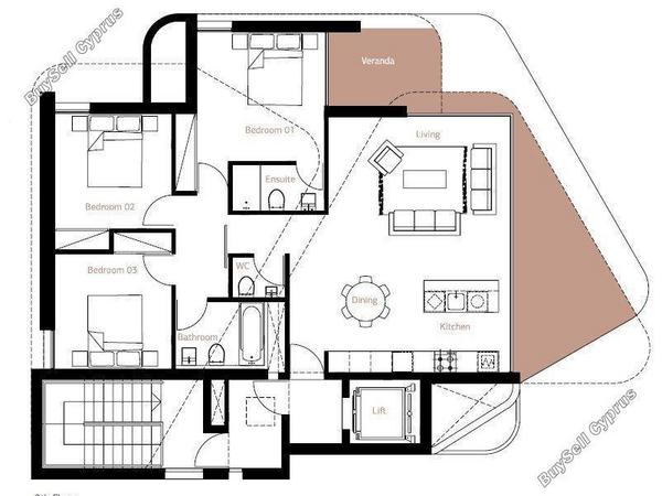 3 bedroom apartment for sale chrysopolitissa larnaca 1272908 image 9690491