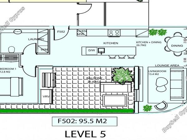 1 bedroom penthouse for sale makedonitissa nicosia 1467928 image 16164326