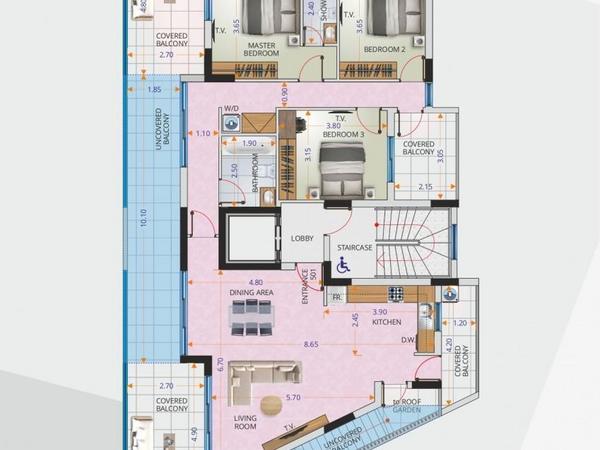 3 bedroom penthouse for sale chrysopolitissa larnaca 8629948 image 15870727