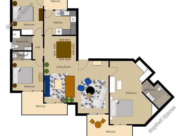3 bedroom apartment for rent agios tychonas limassol 8670868 image 16954368
