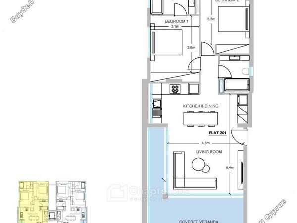 2 bedroom apartment for sale dasoupoli nicosia 8345009 image 14719406