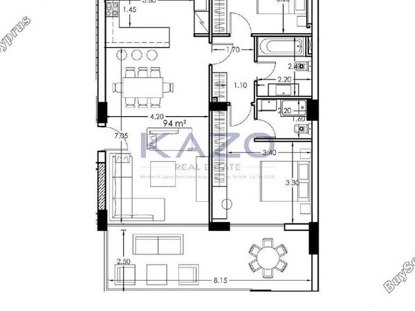 2 bedroom penthouse for sale potamos germasogeias limassol 8653019 image 15959923
