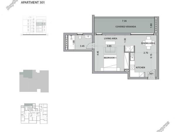 studio apartment for sale potamos germasogeias limassol 7811079 image 14252573