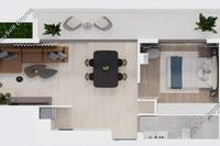 1 Bedroom Penthouse · Livadia Larnacas (Larnaca) for sale 